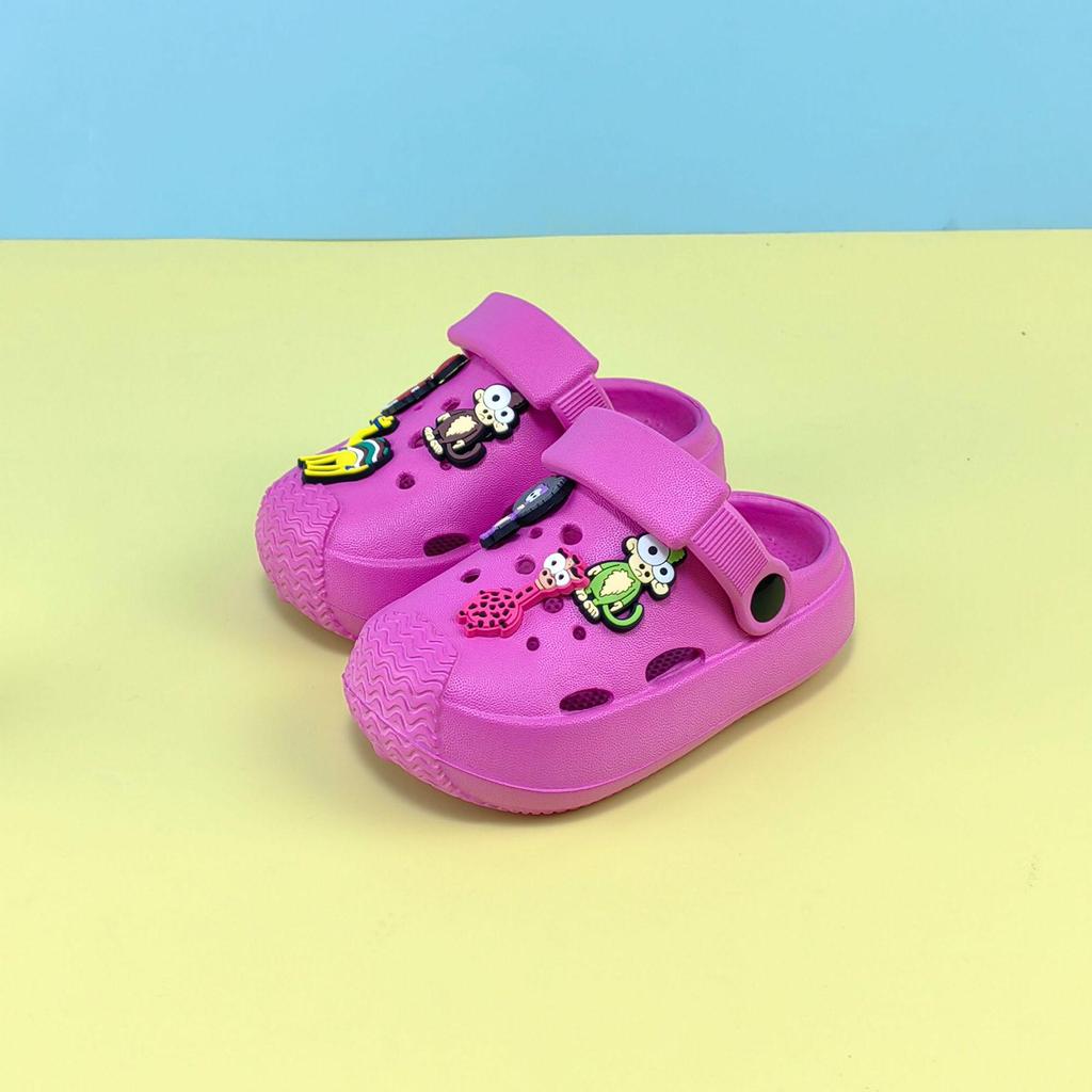 Kids' Cartoon Clog Sandals: Summer Beach & Indoor, Cute for Boys & Girls