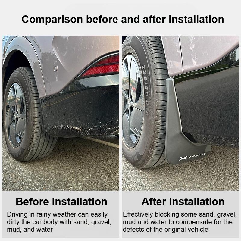 For Xpeng G6 2025 Car Mud Guards Non-Drilling Non-Destructive Installation Body Protection Mud Flaps