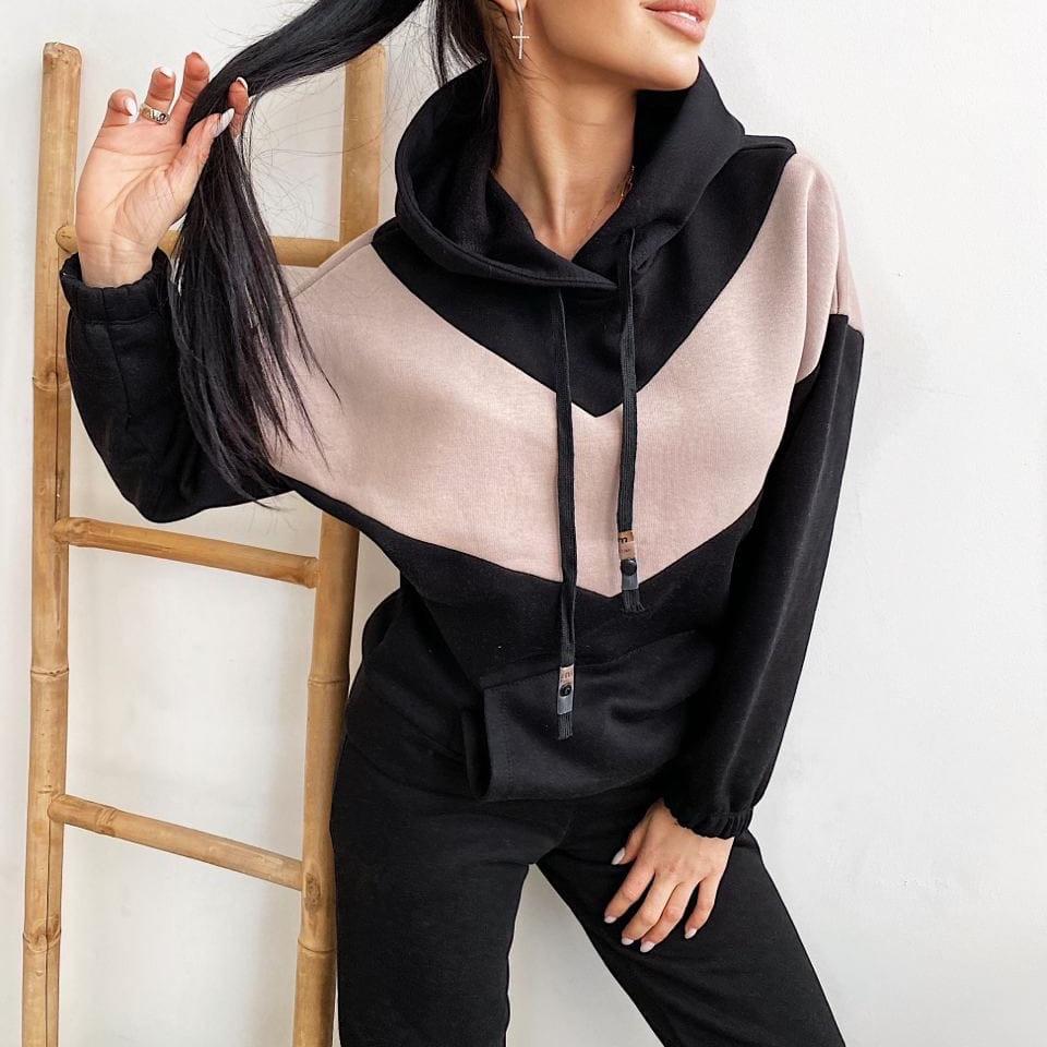 ქალის ქუდის კომპლექტი სარბენი კომპლექტი სირბილის კოსტიუმები სპორტულ შარვალი 2 ცალი სპორტული ტანსაცმელი Womwen's Sports Suits