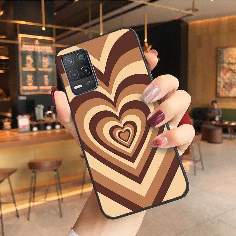 Love Coffee Heart Case for OPPO Realme GT 2 Pro X2 Pro XT C25S 8 7 6 Pro 6i Realme GT Master C3 C21 C21Y C11 X3 SuperZoom