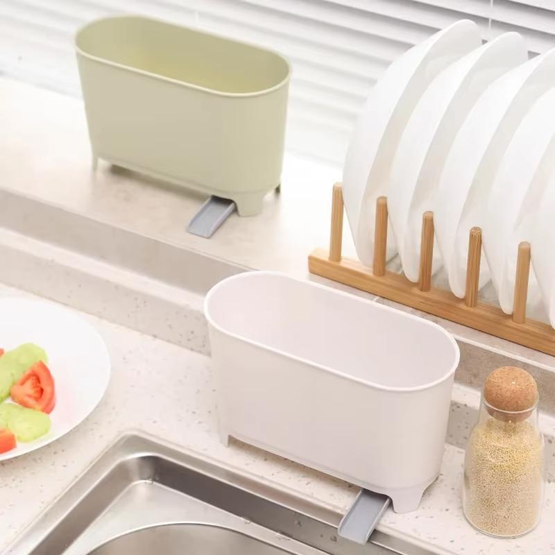 Küchen-Organizer, abtropfbarer Mülleimer, Arbeitsplatte, Küchenabfalleimer, Spüle, Mülleimer, Recycling-Mülleimer, Trocken-Nass-Trennung