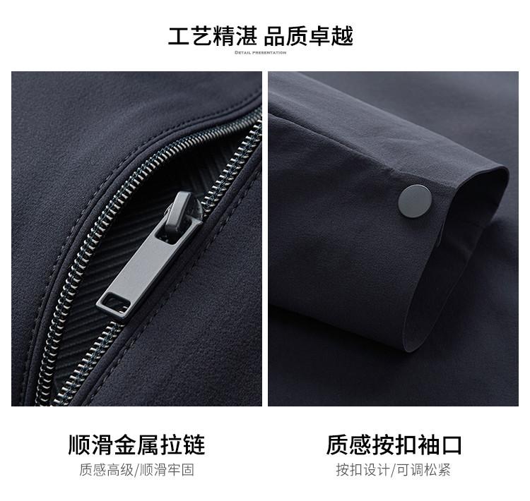 Smooth Milk Silk Sports Hoodie Detachable Spring and Autumn Natural Texture Cardigan Short Coat Jacket for Men
