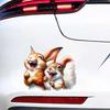 Funny Squirrel Rabbit Animal Friend Car Stickers Waterproof Vinyl Decals Auto Body Window Bumper Decor Motorcycle Helmet Stickers TM169
