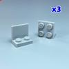 MOC Bricks Fridge Refrigerator Magnetic Brick 2x4 1x2-2x2 Sticker Educational Building Blocks Toys For Children Xmas Gifts
