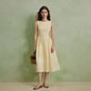 Waiwaiaiem Yy_Waist Sleeveless Dress_3Color