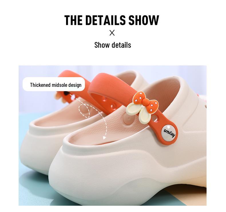 Women's Summer 2025 Cute Non-Slip Thick Sole Outdoor Casual Beach Slippers