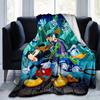 1pc, Mickey and Friends Home Decor Blanket: A Perfect Gift for Your Bedroom, Living Room, or Travel, Soft Flannel Throw Blanket, Ideal for Couches