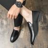 Fashion Spring Autumn Casual Leather Shoes Mens Soft Trends Nightclub Shoes Business Dating Loafers Formal Party Shoes Men Moccasins