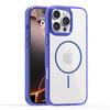 For iPhone 16 Pro Magnetic Clear Case TPU PC Protective Phone Cover