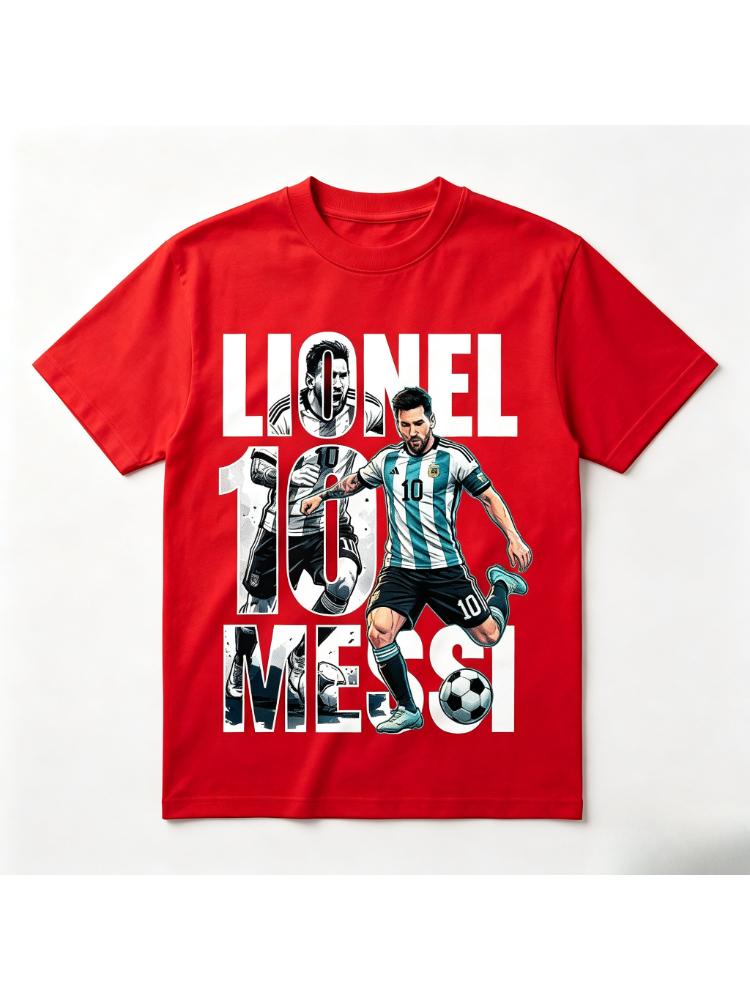 2026 Unisex Lionel Messi Graphic T Shirt Football Legend Soccer Fan Jersey Style Gift for Sports Lovers