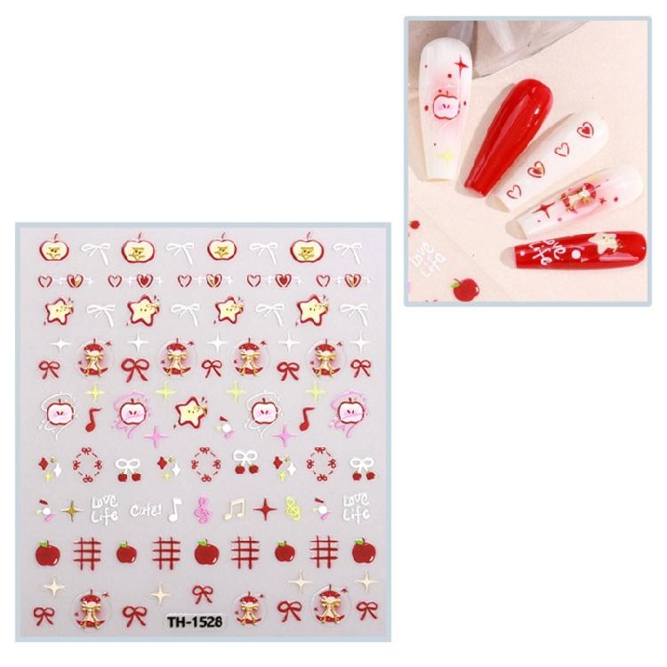 1 Sheet Spring Festival Nail Art Stickers for Women and Girls Traditional Chinese Designs Spring Festival Nail Decals