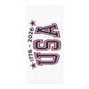 USA 1776  Quick Dry Beach Towel Single Sided 2D Soft Microfiber Beach Towel Pool Beach Swim 4th Of July Decor Patriotic Gift