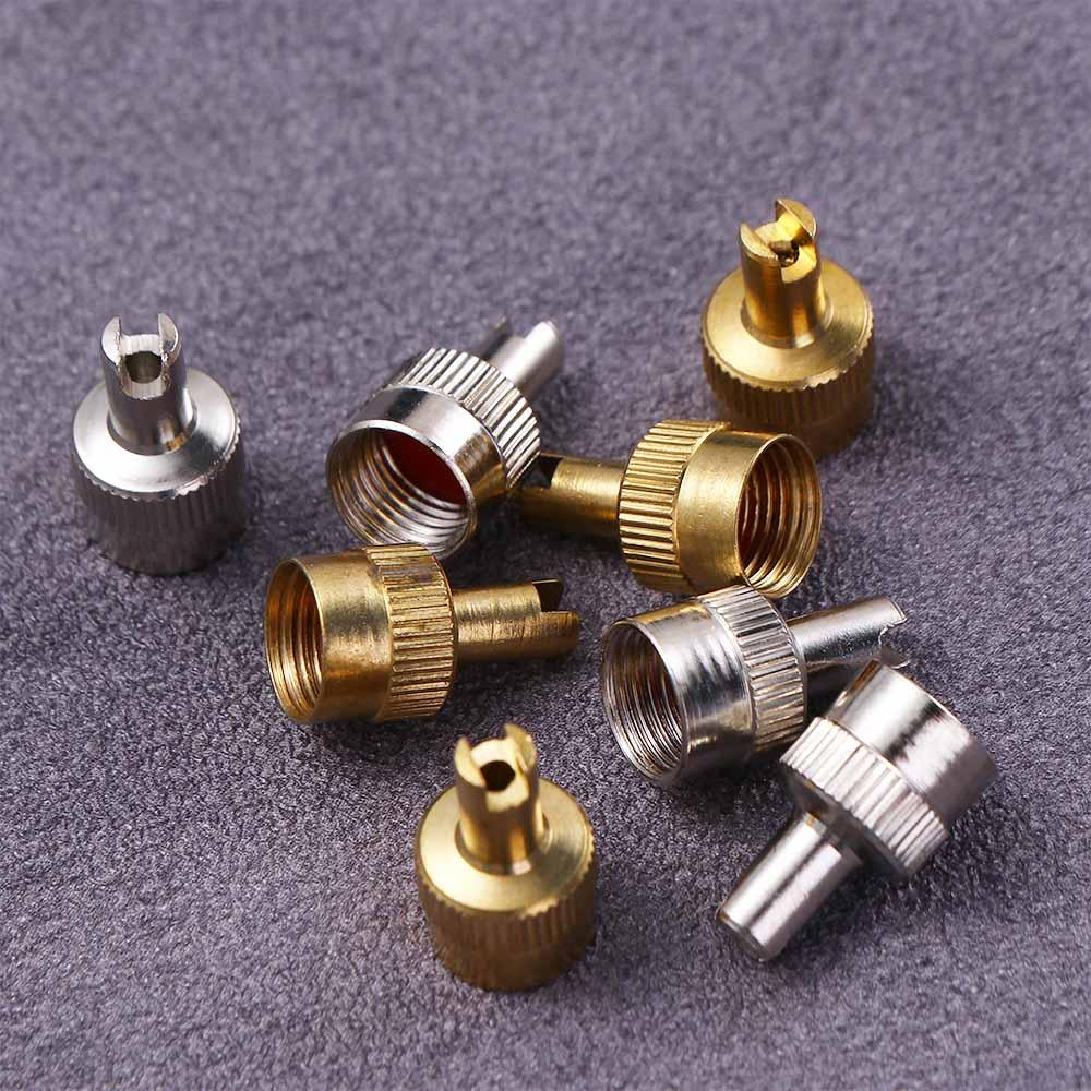 Valve Core Remover Wheel Caps Tire Valve Stem Caps Wheel Tires Valves Covers Slotted Valve Cap