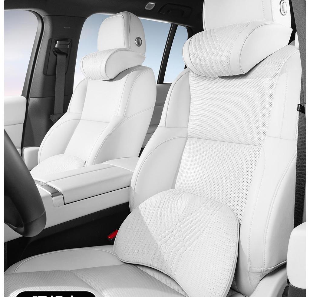 Zeekr 007/001 Car Headrest: Lumbar & Neck Support Pillow - All-Season Breathable Interior Decor