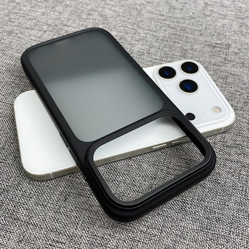 Minimalist Frosted Matte Ultrathin Phone Case for IPhone 17 Pro Max Air Active Touch Camera Button Lens Protect Shockproof Cover