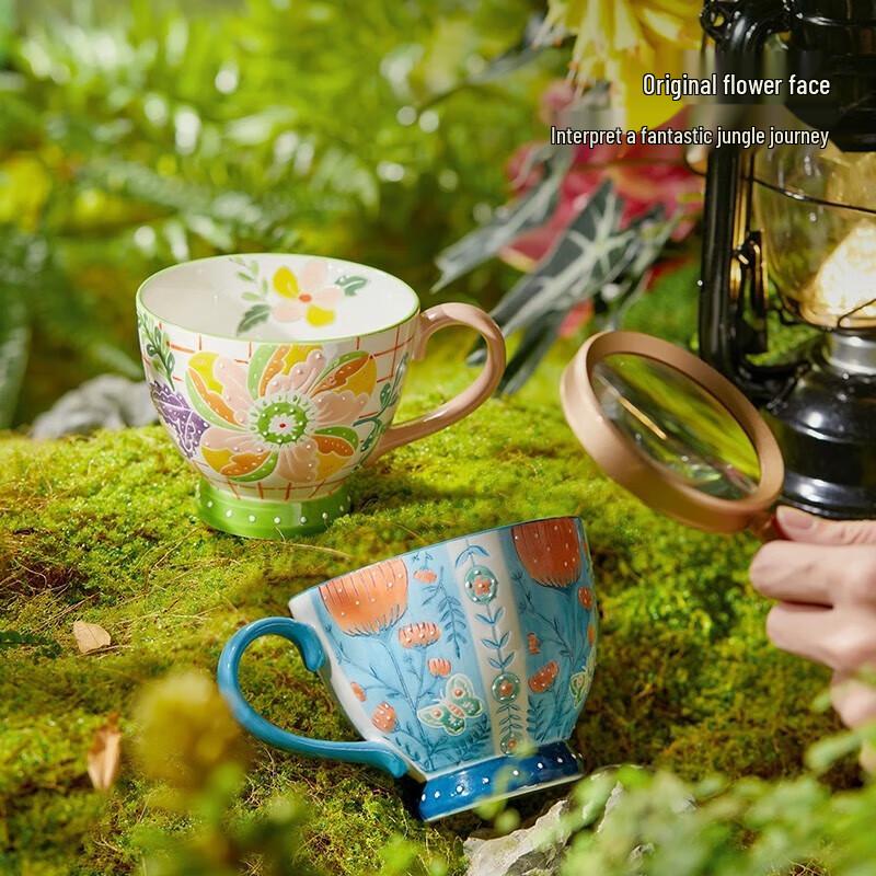 JOYYE Håndmalt Keramisk Krus Gavesett