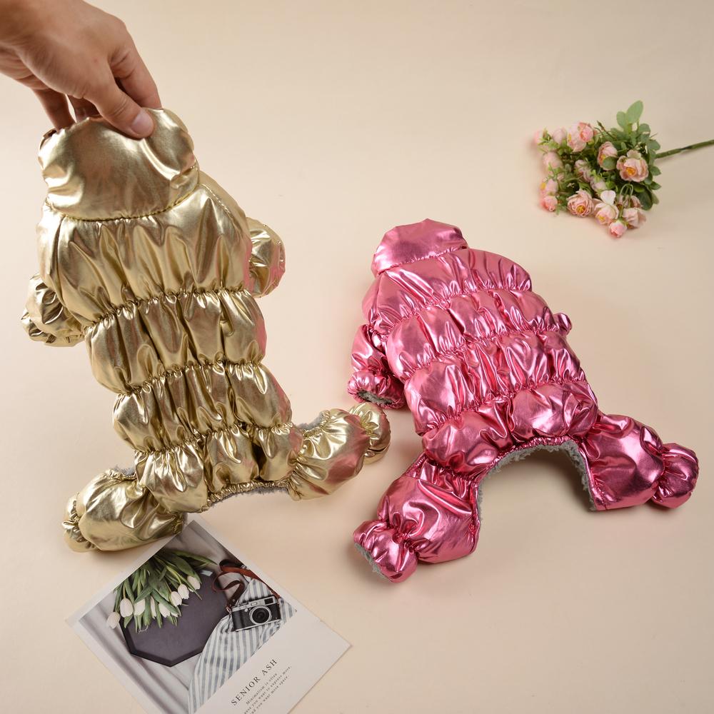 Waterproof Pet Dog Jumpsuit Winter Warm Puppy Jacket Clothes For Small Medium Dogs Thicken Fleece Yorkie Chihuahua Coat Overalls