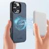 Leather Magnetic Phone Case for iPhone 17 Air 16 15 14 13 12 Pro 11 XS Max XR 8 7 Plus SE 17E 16E Wireless Charging Cover Etui
