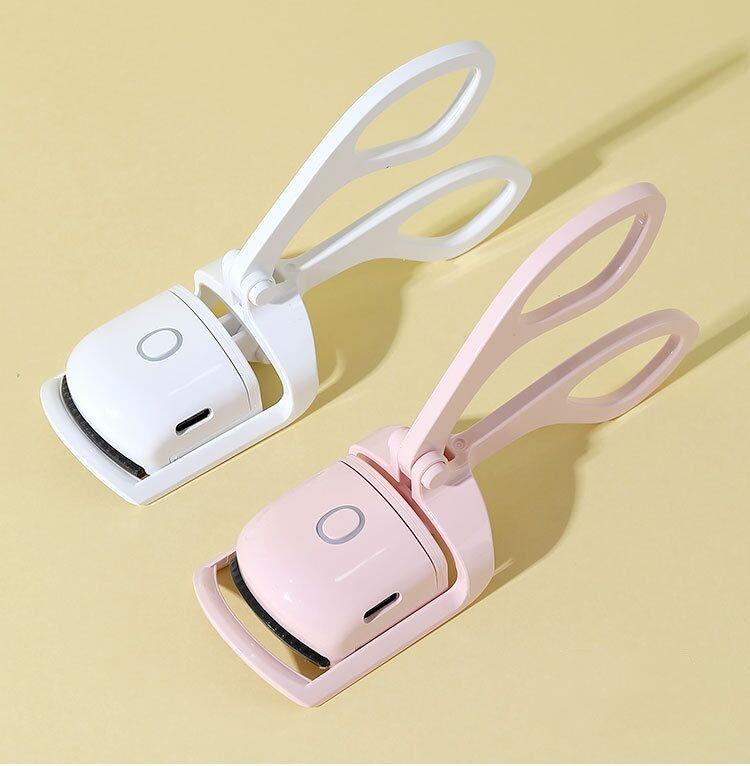 Heated Eyelash Curler with Sensing Heating Silicone Pad