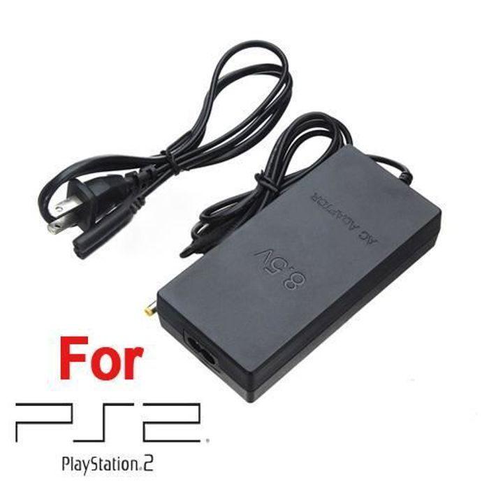 Adaptateur d'alimentation - Sony - PS2 - Cordon de charge - Filaire - Noir