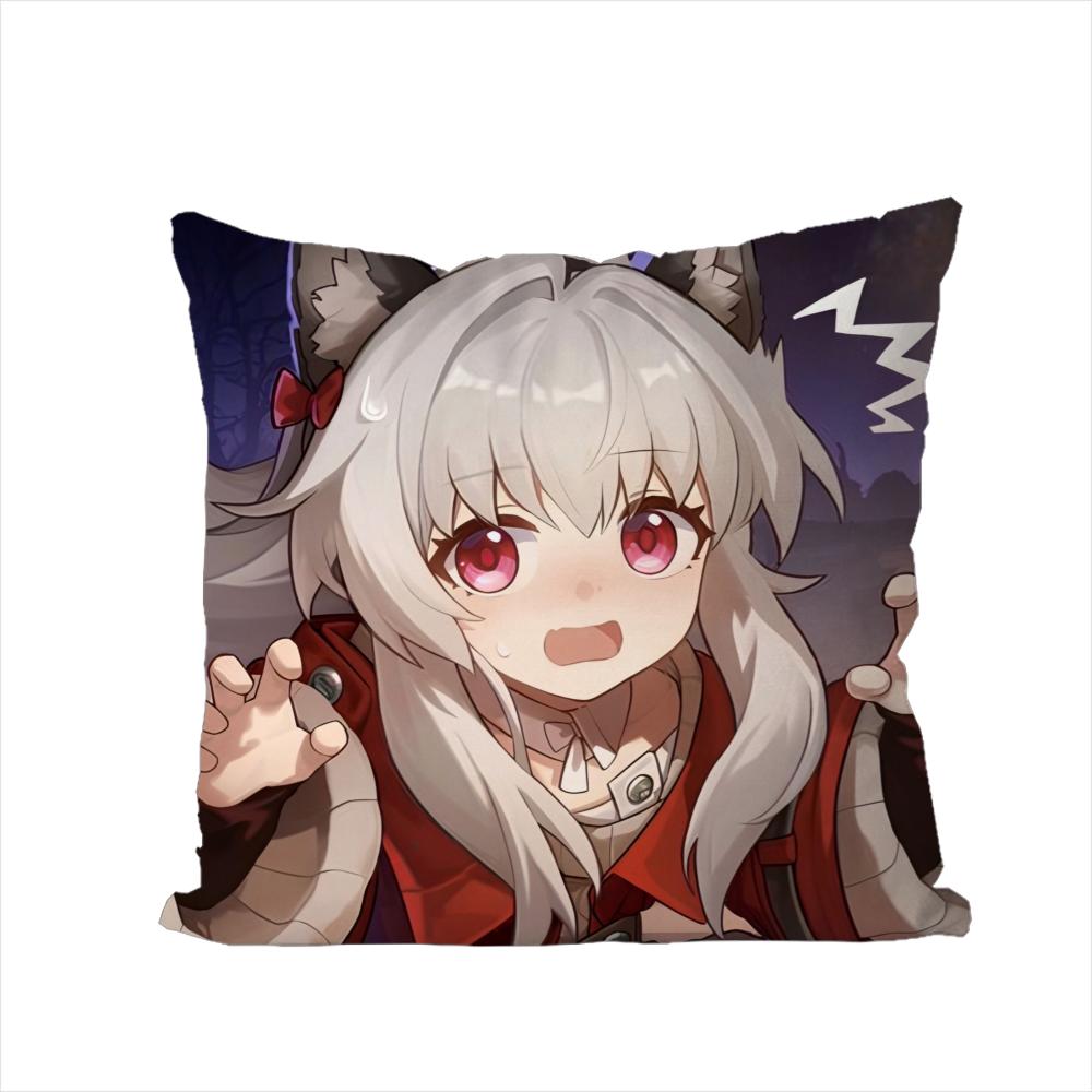 Honkai Star Rail Pillow Case For Car Sofa Decorative Home Doublesided Print Plush Square Throw Pillow Cushion Cover