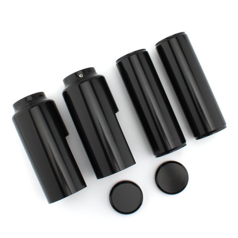 Harley Breakout Fork Slider Cover Black Motorcycle Front Suspension Decorative Shield Upgrade Accessory