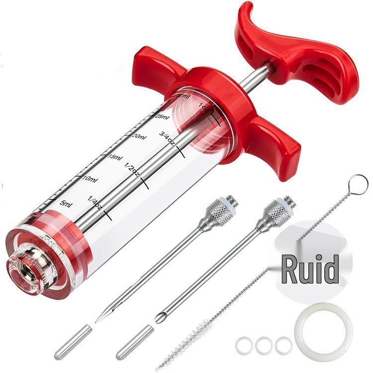 Acrylic Kitchen Turkey Injector Needle for Marinade and Seasoning
