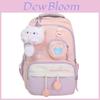 New Japanese Style Cute Colorblock Backpack For Students With Waterresistant Nylon With Letter Print Design
