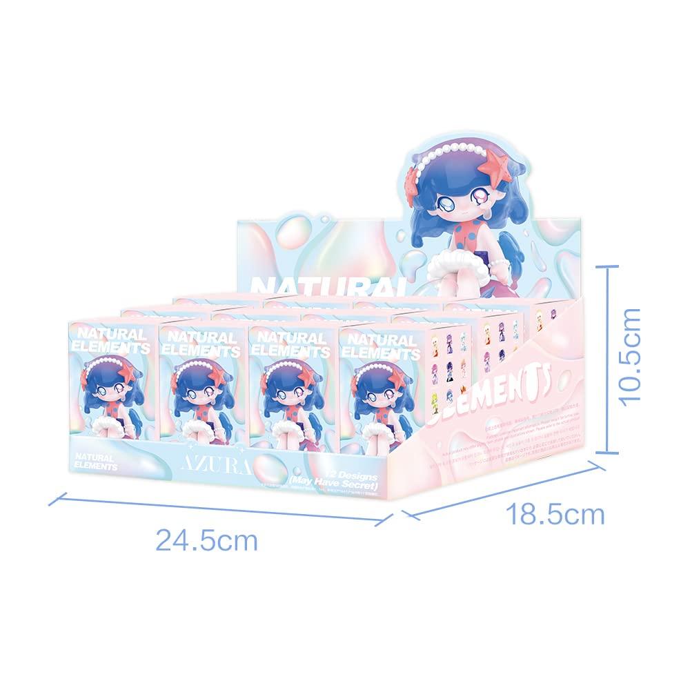 POP MART AZURA Natural Elements Box 12 Pop Mart Gachapon Blind Box Figure Plastic Model Premium Toy PVC Soft Vinyl Original Character Birthday Gift