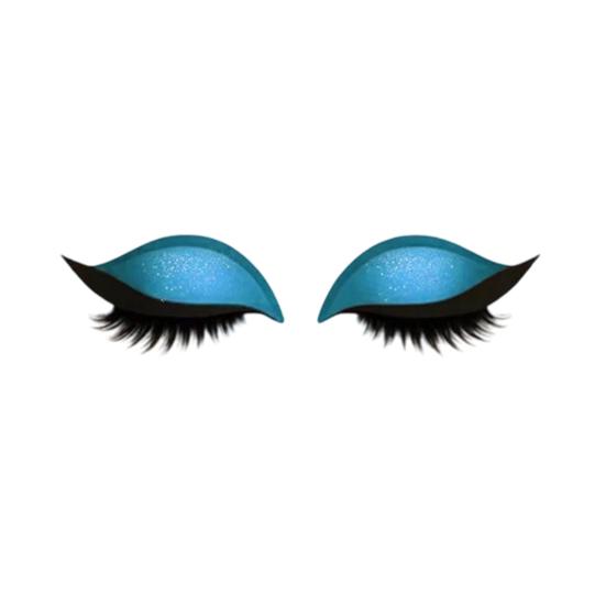 1/2/3/4/5 Pairs Lazy Eye Shadow Eyelash Patch 2-in-1 Eyeshadow Eyelashes Makeup Stickers