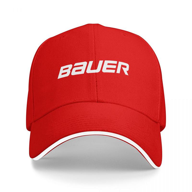 

Бейсболка BAUER Черная с Белой Отделкой Спортивный Дизайн для Фанатов Хоккея Регулируемая Посадка Классический Стиль Для Улицы Adjustable
