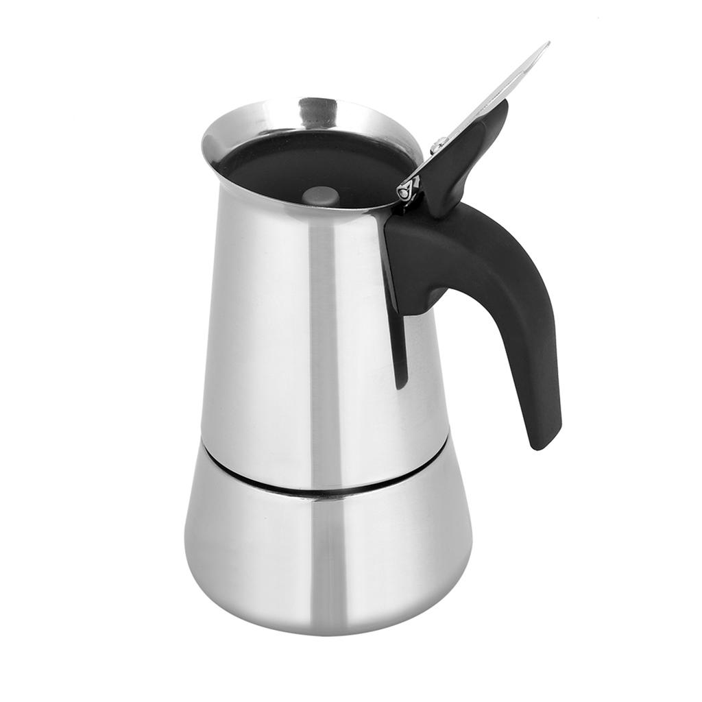 Portatif Paslanmaz Çelik Kahve Potu Moka Espresso Yapıcı Moka Pot
