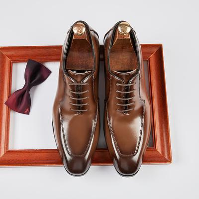Neue Oxford Schuhe Herren Leder Business Britischen Stil Abendgarderobe Herren Hochzeit Bräutigam Hochzeitsschuhe Herrenschuhe