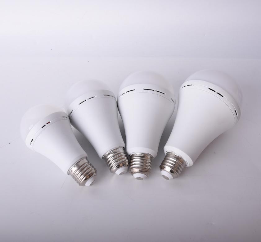 LED Emergency Bulb: Dual Battery, USB Rechargeable, Super Bright for Camping & Outdoor Night Markets