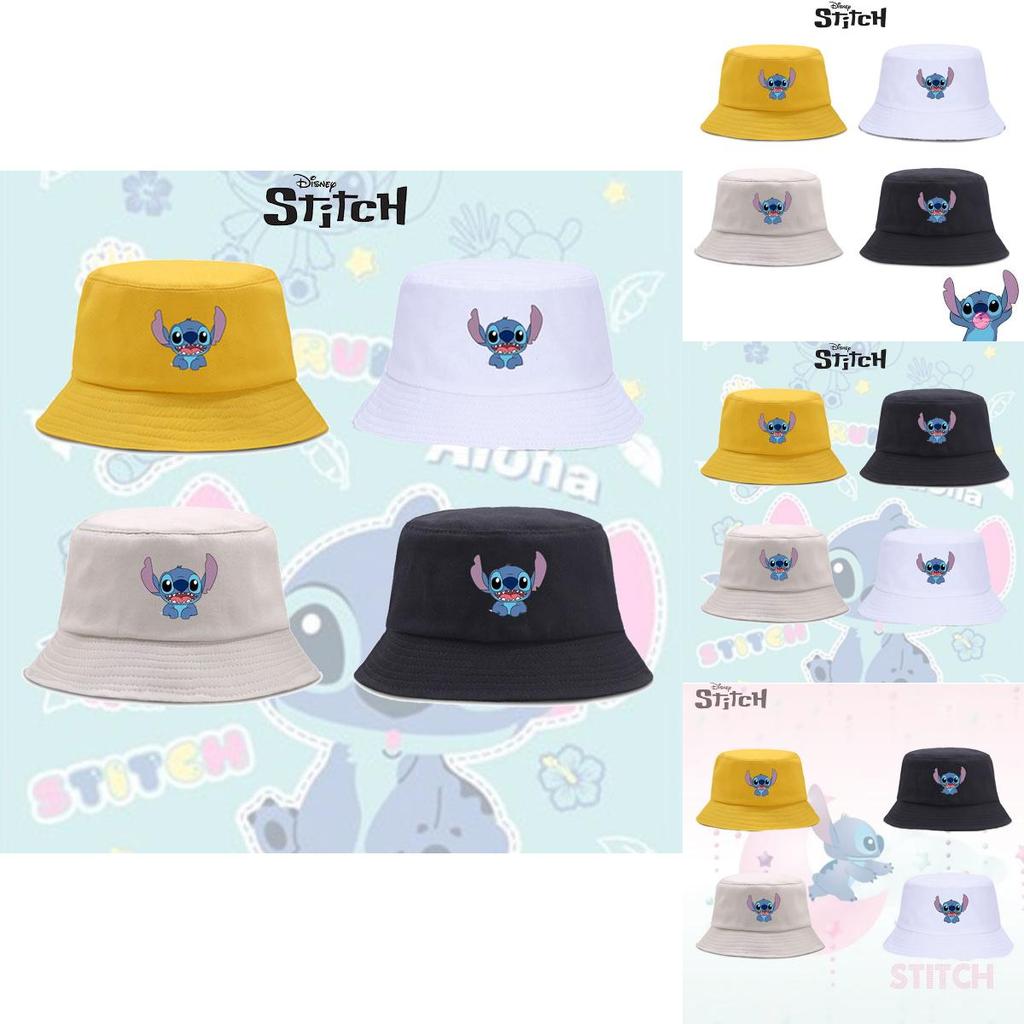 Disney Lilo And Stitch Stitch Pink Tie Dye Bucket Hat Uv Protection And Breathable Fabric