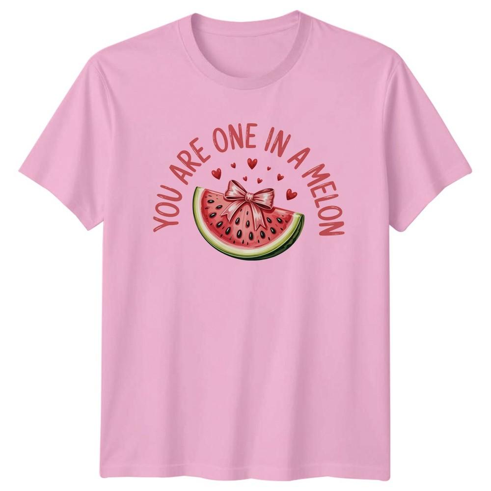 You Are One In A Unisexs TShirt Watermelon Pun Food Day Gift For Her