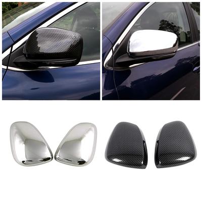 Renault Kadjar 2015-2019 Araba Dış Parça Yenileme Dikiz Aynası Yan Dönüş Aynası Kapağı Trim Krom Karbon Fiber Renkli Çıkartma
