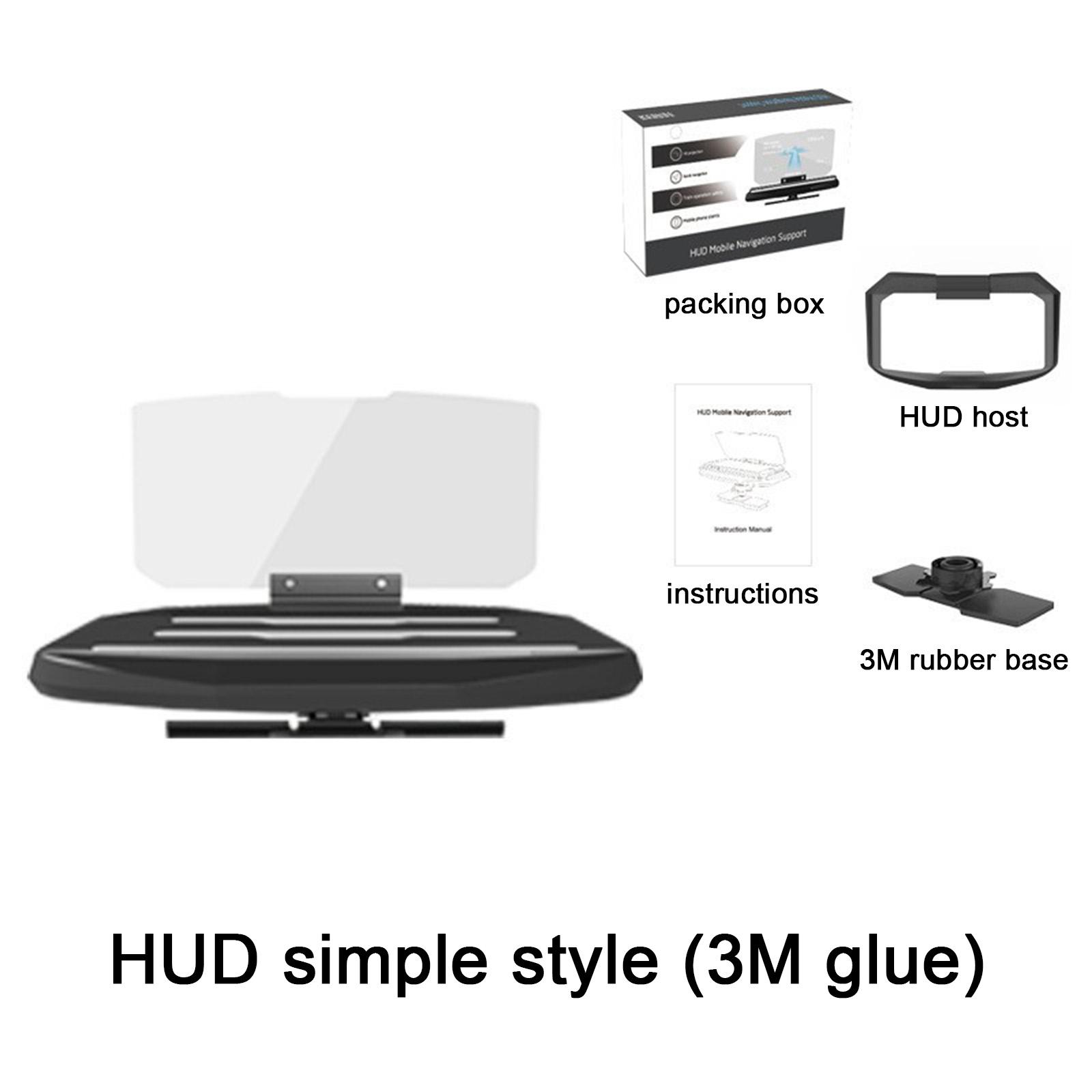 

Портативный автомобильный проекционный дисплей, подставка для автомобильной электроники, проекционный дисплей HUD, цифровой автомобильный спидометр, аксессуары для всех беспроводных автомобилей