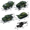 5Pcs/Set Pull Back Car Mold Toys Alloy Military Vehicle Car Model Kids Children Car Playing Toys