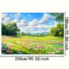 2D plane, 1 piece of grassland background fabric, suitable for photography and events