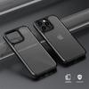 For iPhone 15 Pro Case Carbon Fiber Texture Anti-Scratch TPU+PC Back Cover