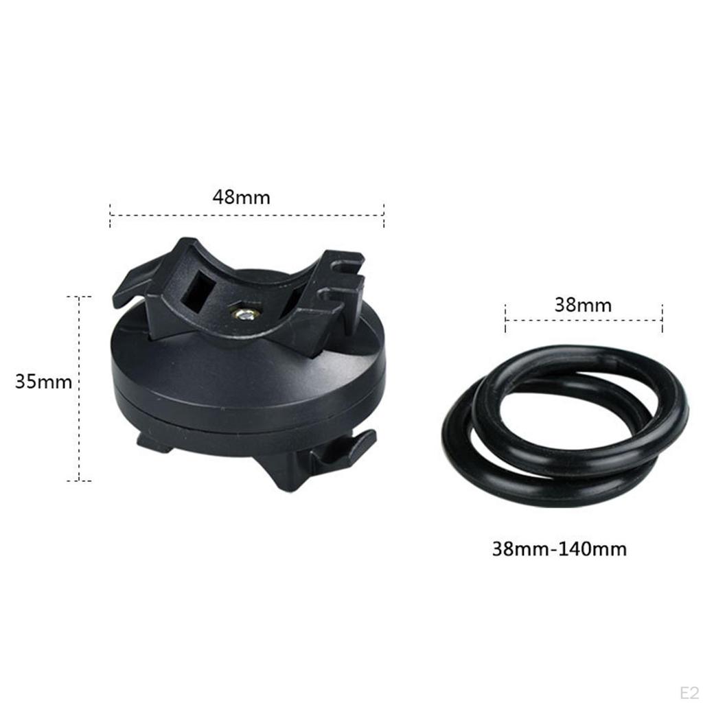 Bike Flashlight Holder Rotated Easy Installation Lights Mount Mounting Bracket Clip for