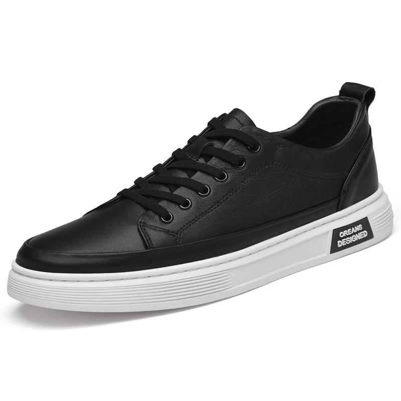 Fashion Genuine Leather Men Shoes High Quality Man Sneakers Luxury Brand Oxford Shoes Fashion Male Casual Shoes Skateboard New Footwear