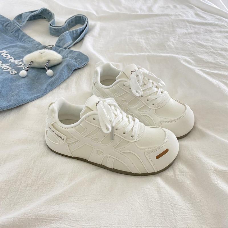 Retro children's autumn new versatile little white shoes sports niche casual board shoes trendy shoes