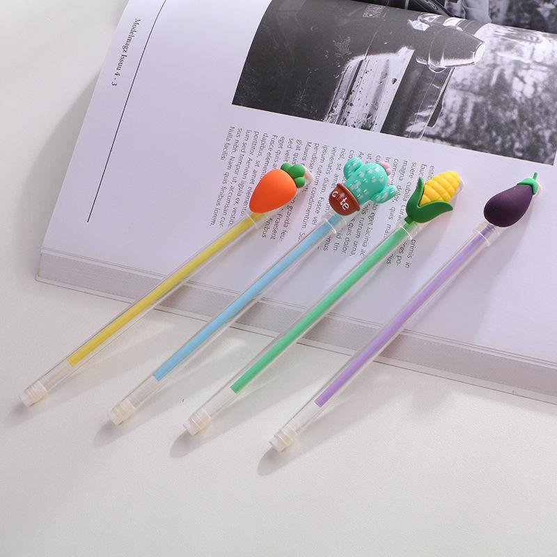 Korean Creative Cute Fruit Cat Paw Neutral Pen, 0.5mm Water-Based Student Stationery