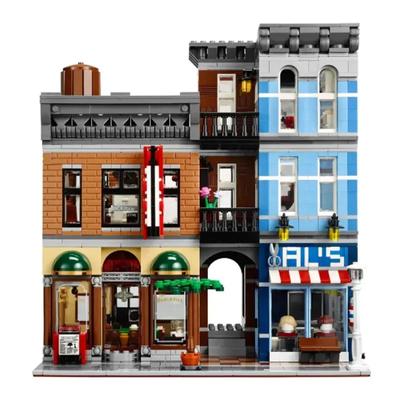 2262 ADET Dedektifin Ofisi Şehir Sokak Manzarası Modüler Model Yapı Taşları Tuğlalar Uyumlu 10246 Çocuk Oyuncakları Hediyeler