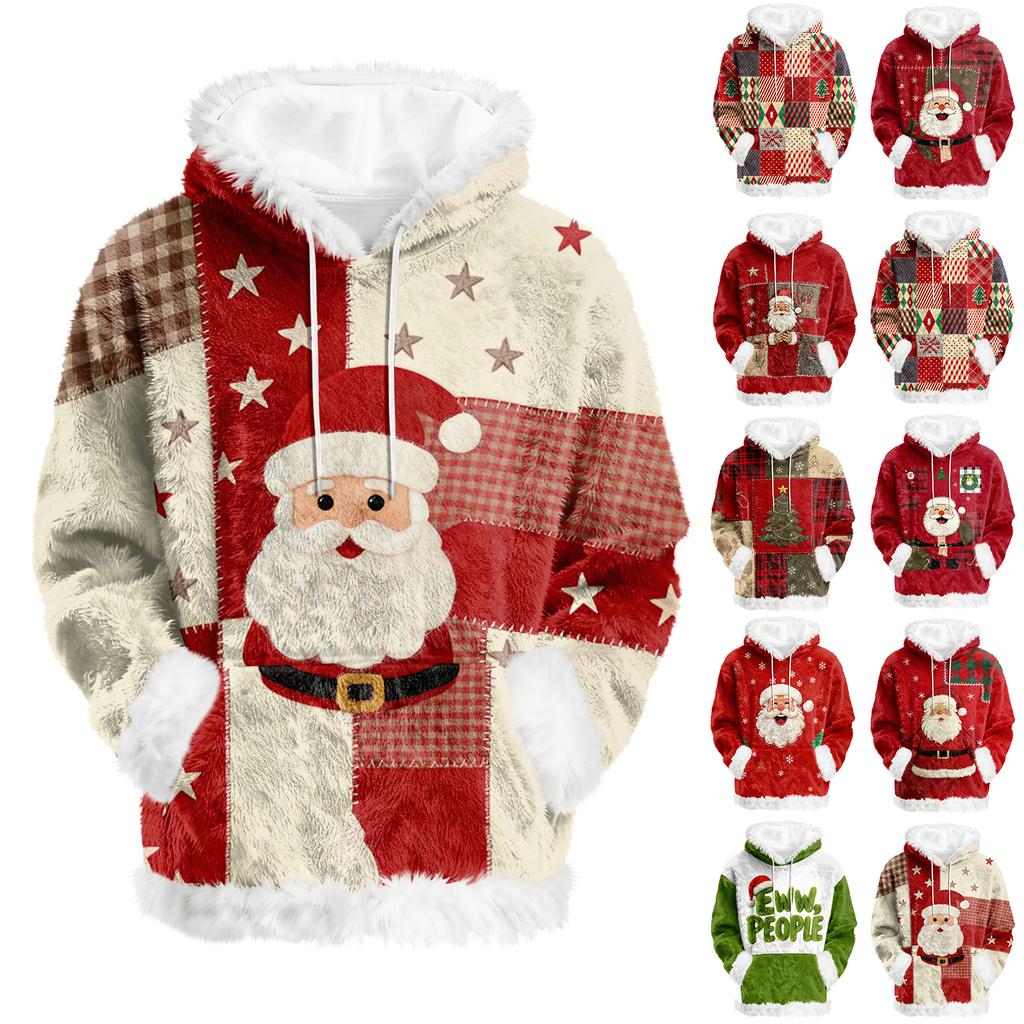 Hettegensere for kvinner Oversized Vinter Plysj Søte Gensere Pullover Trendy Høst Vinter Klær