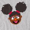 Sesame Street Unisex Adult Gabrielle Face Heather T-Shirt