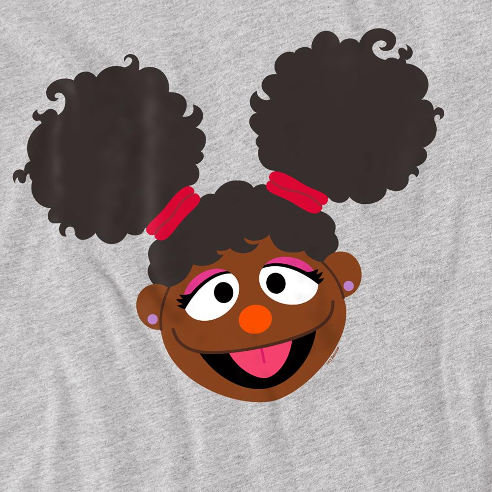 Sesame Street Unisex Adult Gabrielle Face Heather T-Shirt