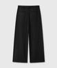 Daibeuin Loosed Belted Wide Slacks (Black)
